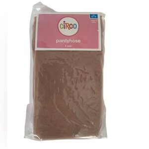 NWT Circo Nude Pantyhose 2 Pairs Included Girls Size 12-14